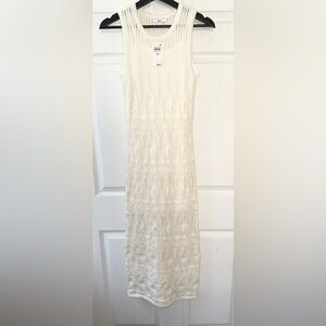 NWT - Bar III Crotchet-Knit Bodycon Midi Dress